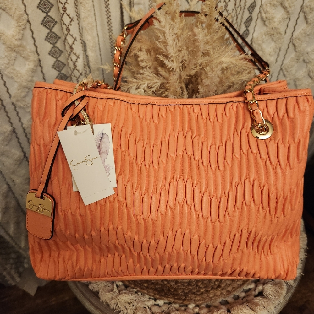 NWT Jessica Simpson Pretty Whisper Shoulder Bag,Coral